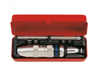 KING TONY Отвёртка ударная 1/2" 8 предметов | 4108FR