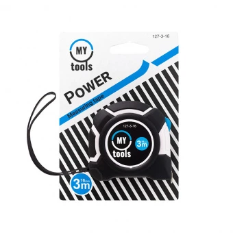 My Tools 127-3-16 Рулетка вимірювальна Power, 3м х16мм