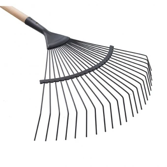 My Garden 215-2-22-1660 Граблі віялові металеві Woody, 22 проволочних зуба, дерев'яний держак 1660мм