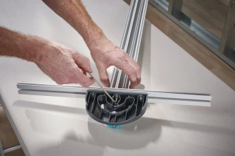 Wolfcraft Т-образная направляющая с параллельным резаком  // 4008000