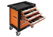 STHOR Шафа для майстернь на колесах, 975х 765х 465 мм з 6 шухлядами та інструментами, 302 шт  | 5855