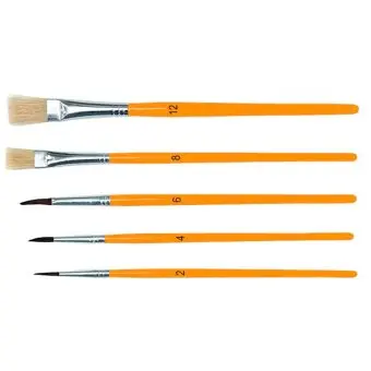 Набір пензлів для підфарбовування, 5шт Favorit | 01-901