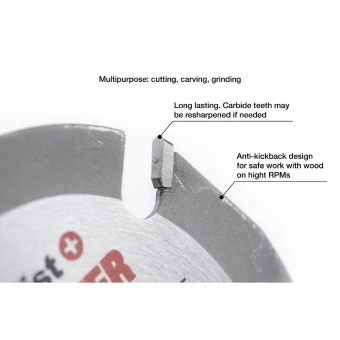 Specialist+ 57-001 Диск відрізний для дерева WOODCUTTER 125x22