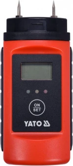 YATO Вологомір електронний для деревини і будматеріалів YATO з макс. глибиною чутлив.- 10 мм  | YT-7