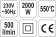 YATO Фен технічний мережевий YATO : P= 2000 Вт, 2 t°.реж: 350°/550°C, потік 500 л/хв+ 6 аксесуари  |
