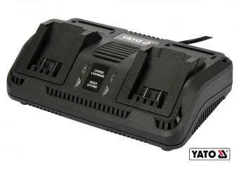 YATO Зарядний пристрій YATO для Li-Ion 18 В з 2 терміналами. від мережі 230 В  | YT-82849