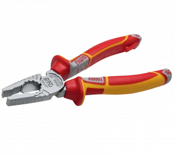 NWS Плоскогубці комбіновані силові CombiMax : L= 165 мм. ізольовані ручки VDE до 1000V // 109-49-VDE