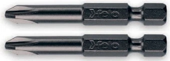 FELO Бита PН2х50 мм 1/4 " С 6,3 ВОХ (2 шт.) // 03202536
