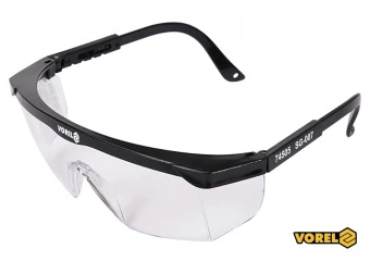 VOREL Окуляри захисні відкриті, прозорі  | 74505