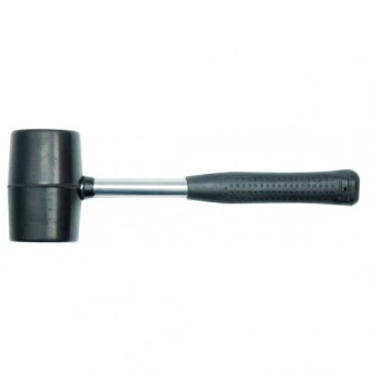 VOREL Молоток гумовий з металевою ручкою, Ø=76 мм, m=900 г  | 33907