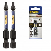 IRWIN Бита IMPACT PRO 1/4"/57мм TX15 2шт, | IW6061602