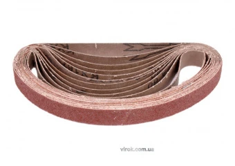 YATO Стрічка шліфувальна YATO; 20х520 мм, P100, нескінченна до пневмошліфмашини YT-09742; уп. 10 шт.