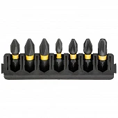 Касета з бітами DeWALT FlexTorq, L = 25 мм, Рh1, Рh2 - 2 шт, Pz1, Pz2 - 2 шт, Pz3