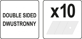 YATO Різак-рейсмус двосторонній до г/к плит YATO товщиною ≤ 18 мм, макс. ширина- 600 мм, ножі- 10 мм