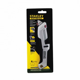 STANLEY Нож "Tri-Slide Premium" безопасный с лезвиями для отделочных работ