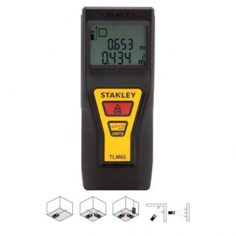 STANLEY STHT1-77354 Измеритель расстояния лазерный TLM65 (р/д 0,1-25м +3мм)