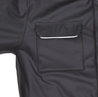 YATO Костюм з капюшоном водонепроникний YATO,розм.M,100%поліестр покритий PU,3 кишені,з вент.отворам