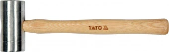 YATO Молоток алюмінієвий YATO : Ø50 x 320 мм, m= 580 г, дерев'яна ручка  | YT-45282