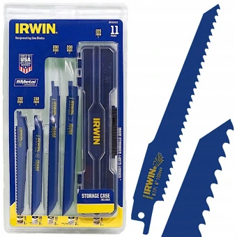 IRWIN Набор сабельных полотен из 11 шт., для дерева и металла, | IW1016915