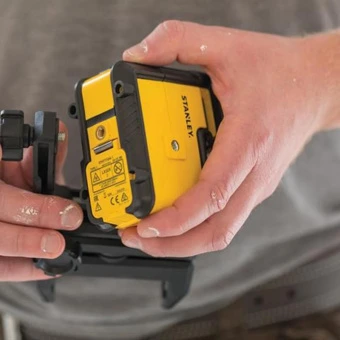 STANLEY STHT77594-1 Лазерный построитель плоскостей 360-градусный Cross Line Laser Level с зеленым л