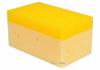 VIROK Губка для затирання плитки 165х 110х 80 мм. двошарова | 20V402
