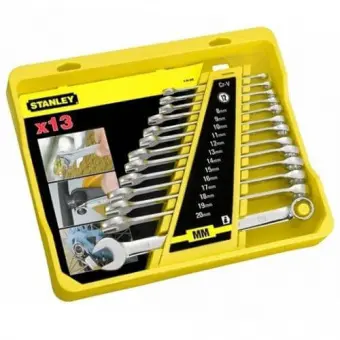 STANLEY 4-94-648 Набор ключей рожково-накидных удлиненных 13ед
