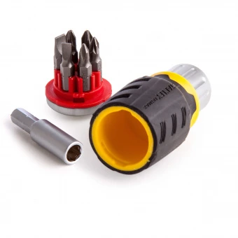 STANLEY FMHT0-62688 Отвертка + 6 бит FATMAX® STUBBY реверсивная