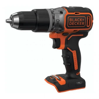Дриль-шурупокрут акумуляторний BLACK+DECKER, безщітковий, ударний, 18 В, 52 Нм, 0-1650 об/хв