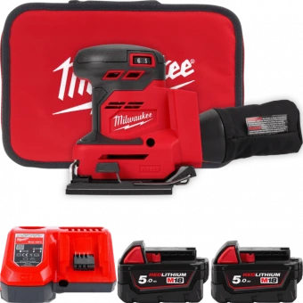 MILWAUKEE Шлифмашина вибрационная аккумуляторная M18 BQSS-502B | 4933479967