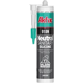 Силикон нейтральный санитарный Akfix 918N прозрачный 280мл