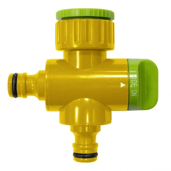 Адаптер пластиковий з двома виходами, 3/4-1 VERANO | 72-112