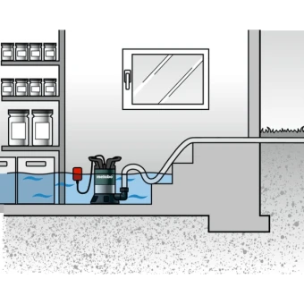 Дренажний насос для брудної води Metabo PS 7500 S (450 Вт, 7500 л/год) (0250750000)