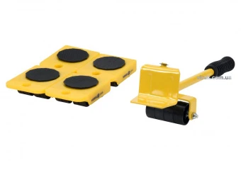 VOREL Набір для переміщення меблів : макс. вага-150 кг, висота-70 мм, 4 підставки + важіль, 5шт  | 8