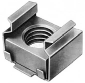 Гайка закладная (клетевая, усовая, установочная) М8 04 ЦБ 1,8-3,2 16х15,5