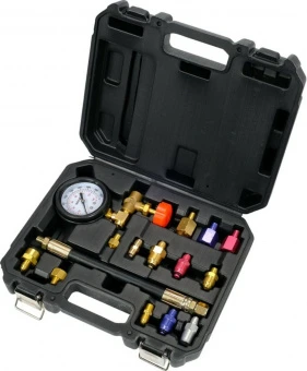 YATO Діагностичний набір гідропідсилювача керма YATO, діапапзон тиску 0-140 Bar, 15 елем  | YT-73045