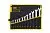 Набор ключей рожково - накидных CrV 6-14, 17, 19, 22мм (12шт) ( холодныйштамп DIN3113) СИЛА