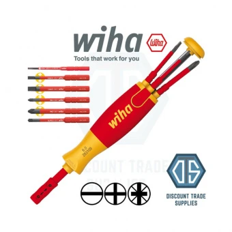 WIHA Магазинный держатель LiftUp electric с 6 битами slimBits WIHA 38610 | W38610