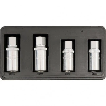 YATO Головки для знімання штифтів YATO, з кв. 1/2, M=21мм, 6,8,10,12мм, набір 4шт.  | YT-0620