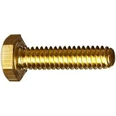 DIN 933 Болт латунный с шестигранной головкой полная резьба M 8x50