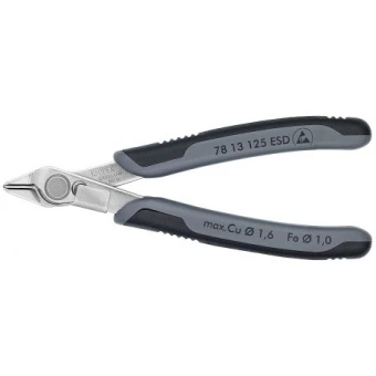 KNIPEX Кусачки Electronic Super Knips® 78 13 125 ESD | 78 13 125 ESD