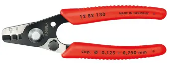 KNIPEX Инструмент для удаления изоляции со световодов Knipex, 130 мм 12 82 130 SB | 12 82 130 SB