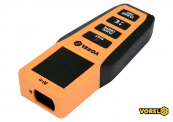 VOREL Дальномір лазерний : 0.2-80 м, точність ± 2 мм, 8 режимів, живлення- 2 x AAA (3 В)  | 81794