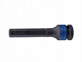 KING TONY Насадка (бита) ударная торцевая 1/2", HEX, 12 мм, L = 100 мм | 406512M