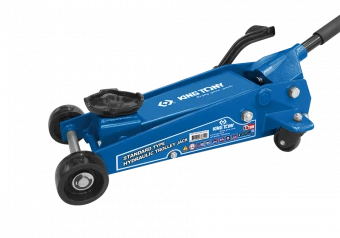 KING TONY Домкрат подкатной профессиональный 3,5т с педалью (145-500мм) | 9TY132A-35A-B