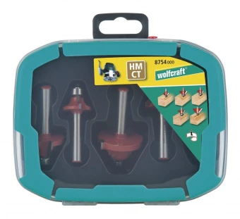 Wolfcraft набор профильных фрез  // 8754000