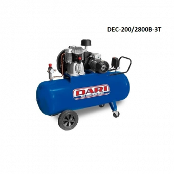 DARI Компрессор поршневой DARI DEC 200/3800B-4T (380V) (ресивер 200 л, пр-сть 480 л/мин) | 36LC601FD