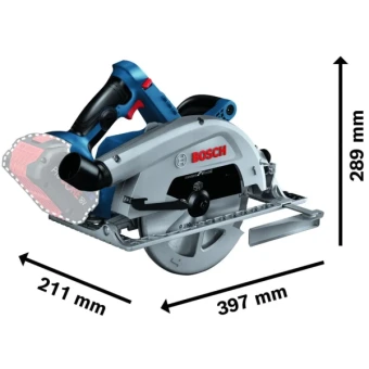 Пила дискова акумуляторна Bosch GKS 18V-68 C (18 В, 190 мм, без АКБ) (06016B5000)