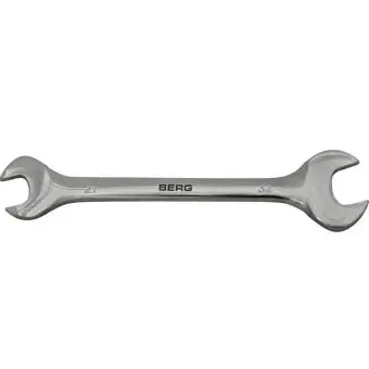 Ключ ріжковий двосторонній Cr-V 27х32мм Berg | 48-118