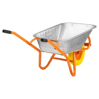 Тачка будівельна з посиленою рамою КВІТКА (90 л, 180 кг) (110-4004)