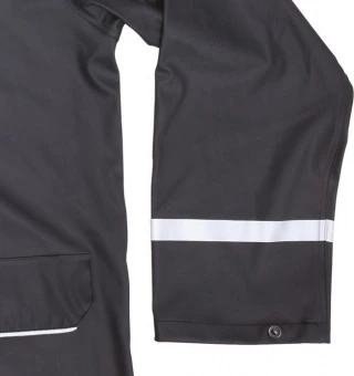 YATO Костюм з капюшоном водонепроникний YATO,розм.M,100%поліестр покритий PU,3 кишені,з вент.отворам